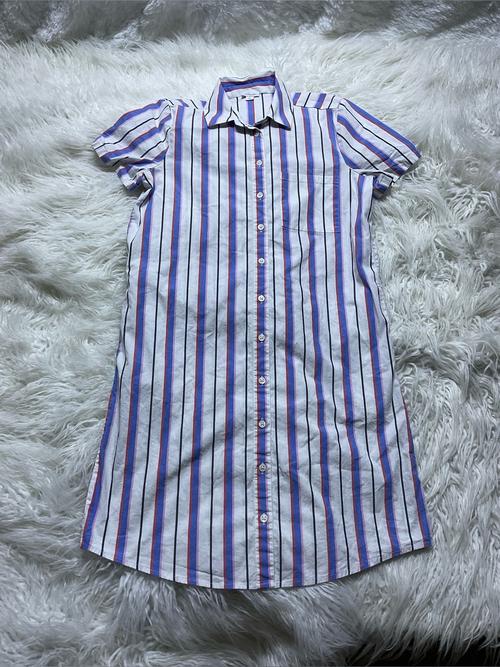 J Crew Striped Shirtdress